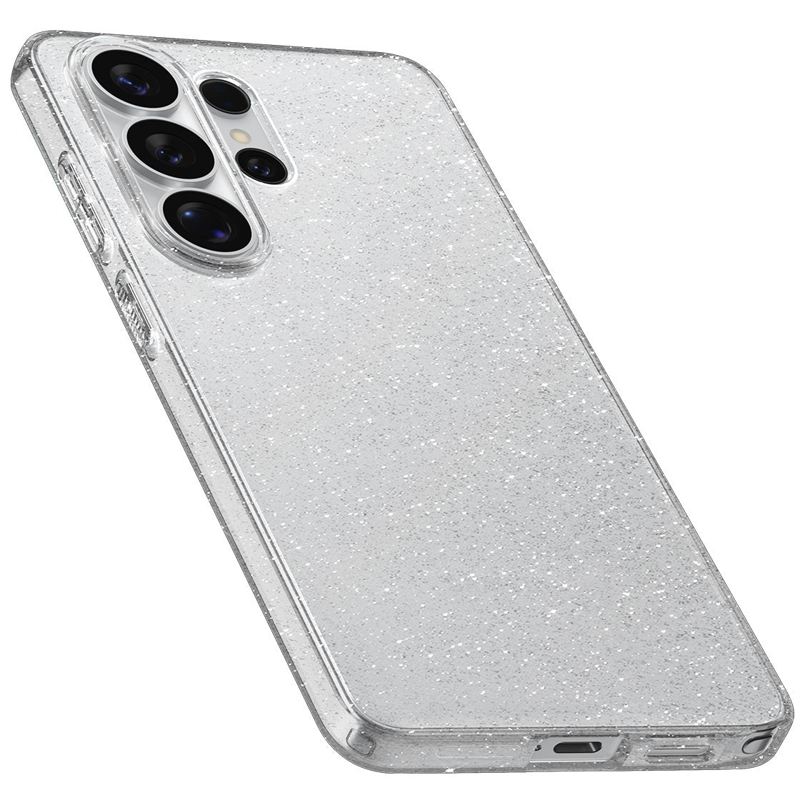 Handyhülle für Galaxy S26 Ultra, Spigen Liquid Crystal Glitter, Transparent mit Glitzer