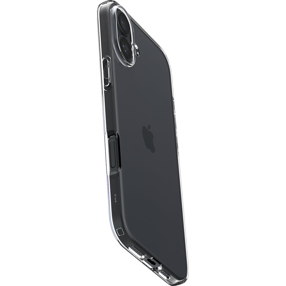 Handyhülle für iPhone 16, Spigen Liquid Crystal, Transparent