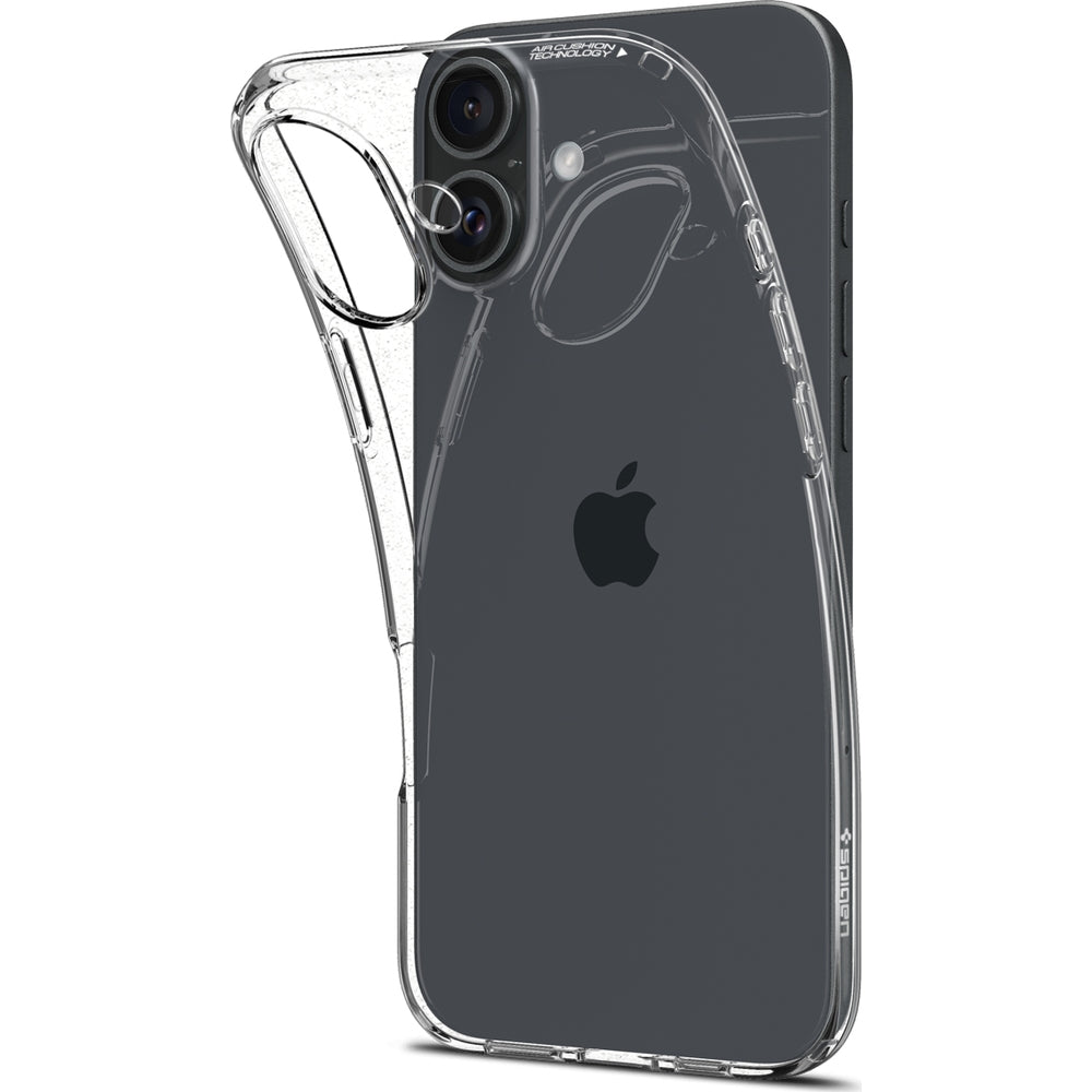 Handyhülle für iPhone 16 Plus, Spigen Liquid Crystal, Transparent