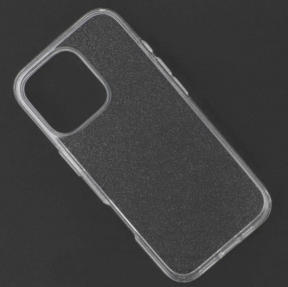 Handyhülle für iPhone 16 Pro, Spigen Liquid Crystal Glitter, Transparent mit Glitzer