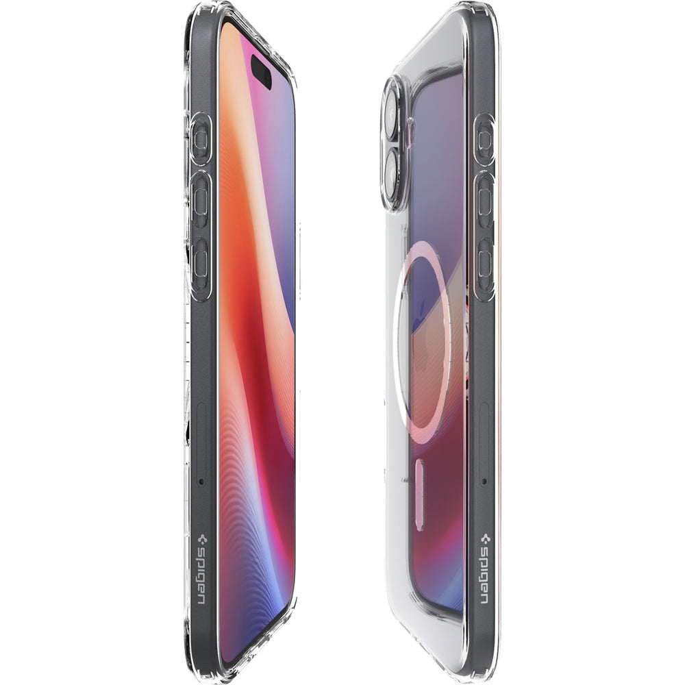 Handyhülle für iPhone 16 Plus, Spigen Liquid Crystal Mag mit MagSafe, Transparent