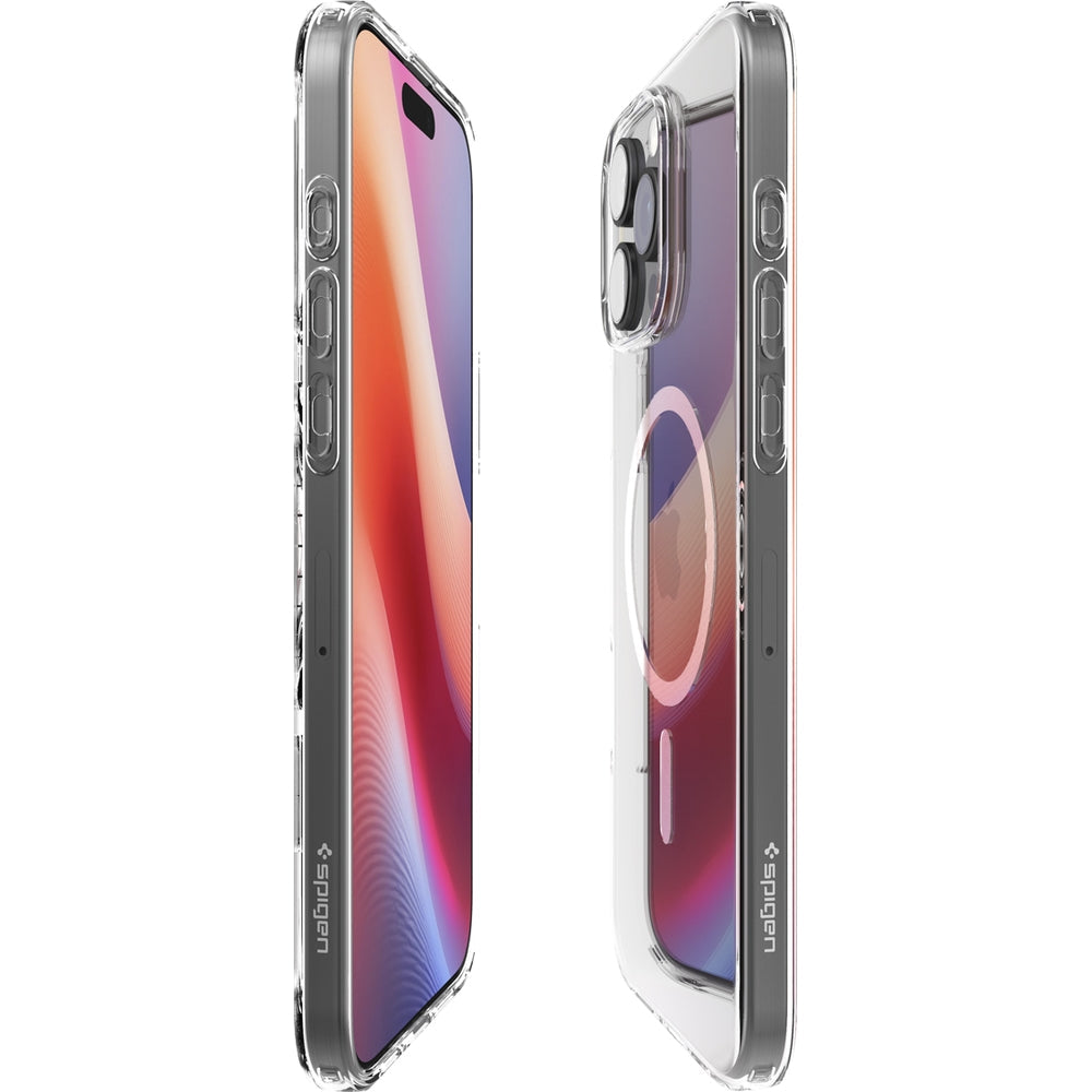 Handyhülle für iPhone 16 Pro, Spigen Liquid Crystal Mag mit MagSafe, Transparent