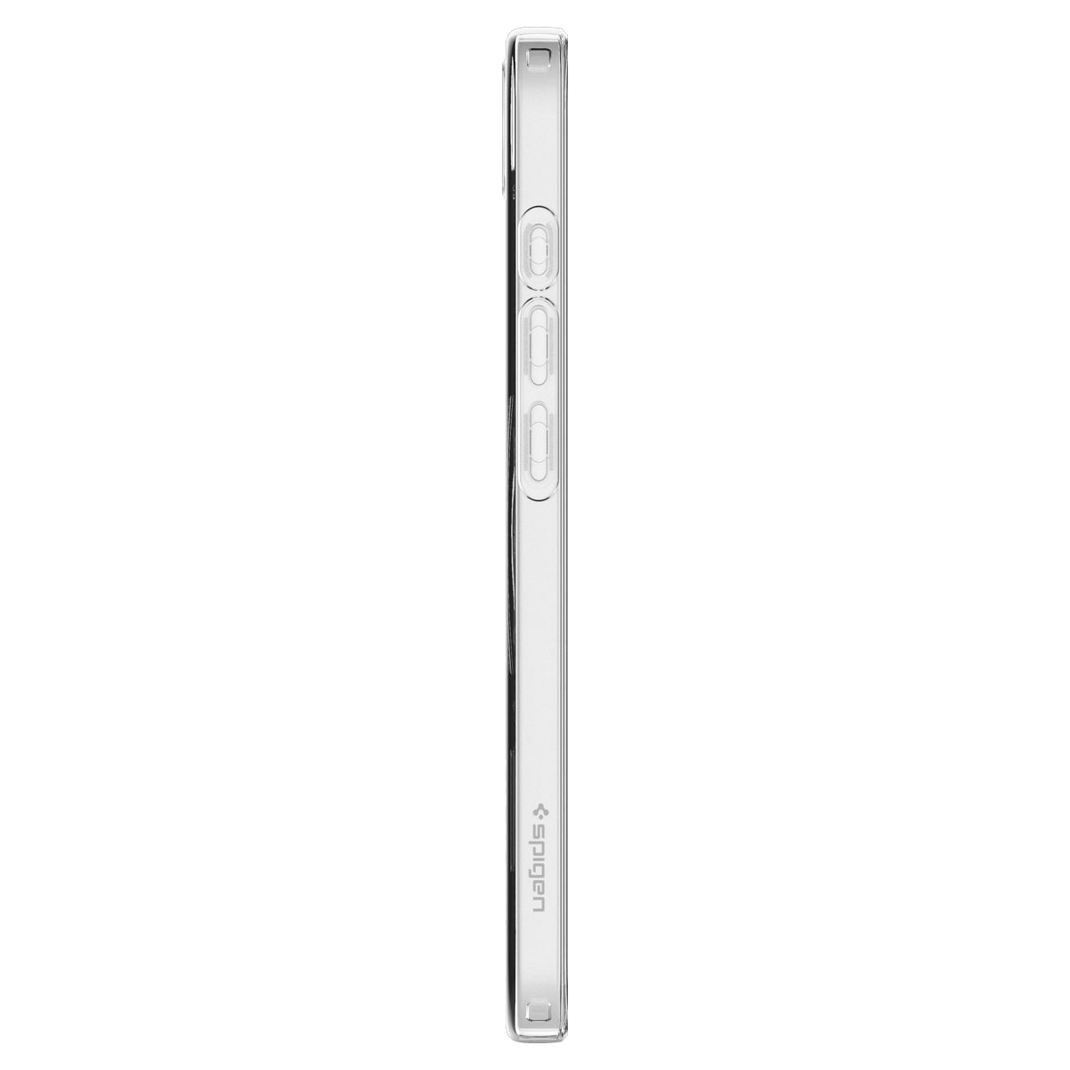 Handyhülle für iPhone 17e / 16e, Spigen Liquid Crystal Mag mit MagSafe, Transparent-Weiß