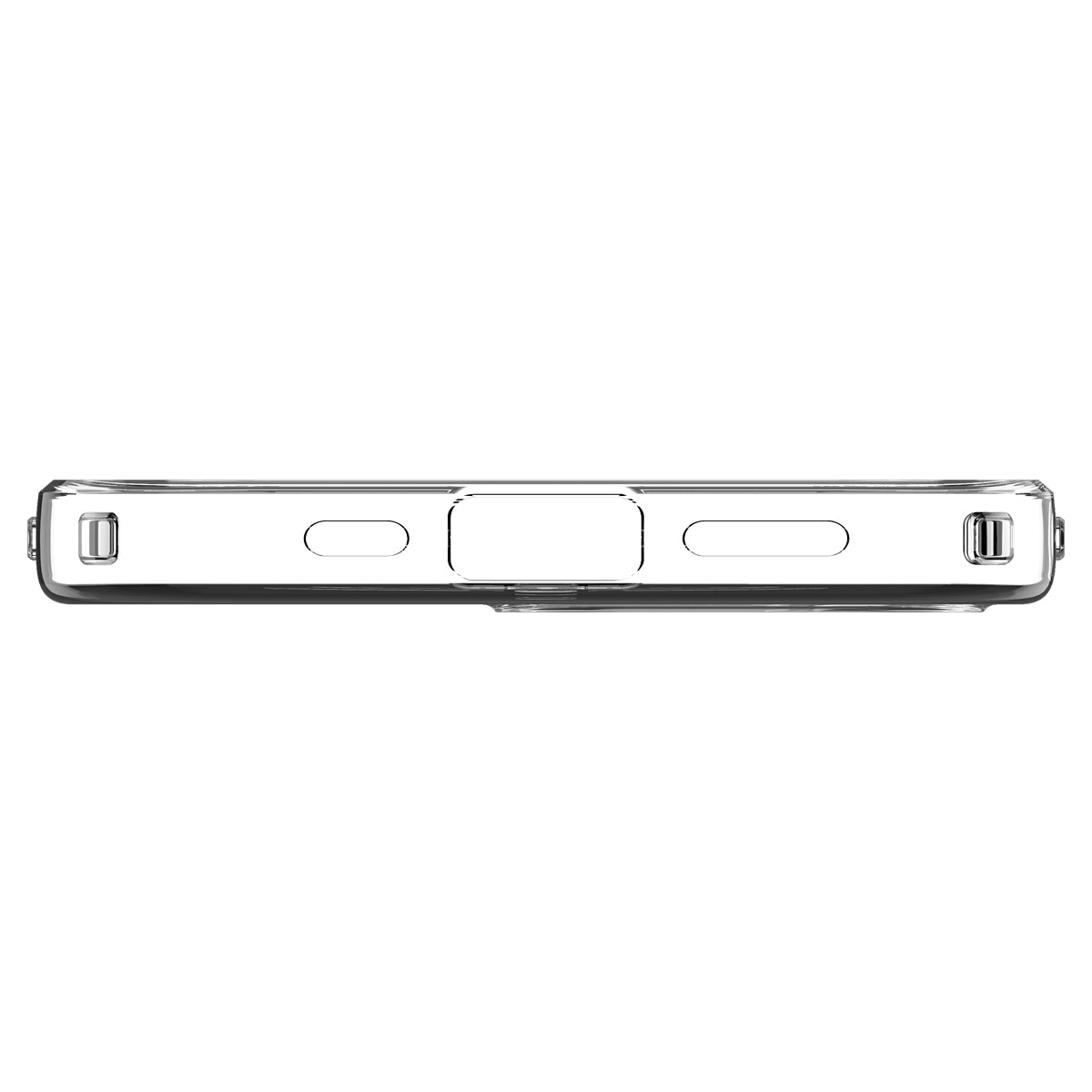 Handyhülle für iPhone 17e / 16e, Spigen Liquid Crystal Mag mit MagSafe, Transparent-Weiß