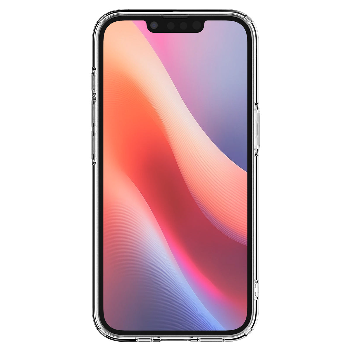 Handyhülle für iPhone 17e / 16e, Spigen Liquid Crystal Mag mit MagSafe, Transparent-Weiß