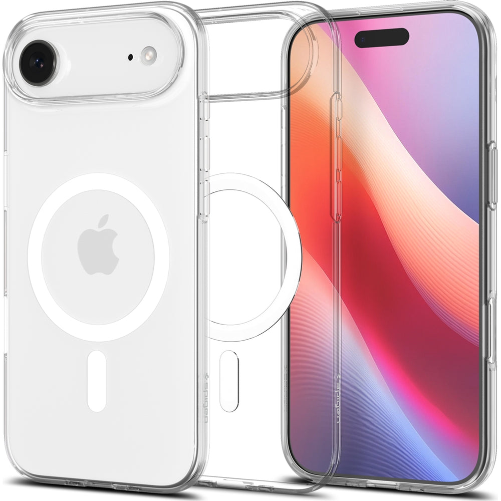 Handyhülle für iPhone Air, Spigen Liquid Crystal Mag mit MagSafe, Transparent-Weiß