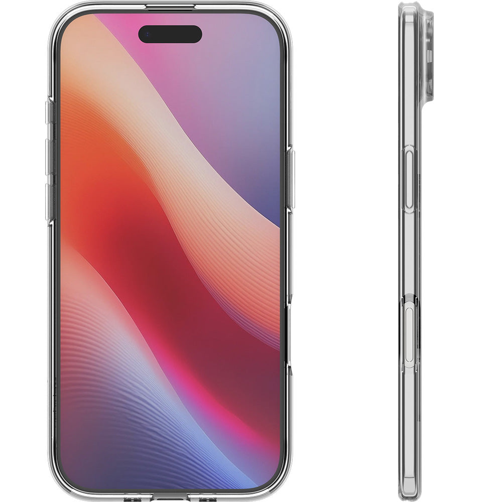 Handyhülle für iPhone Air, Spigen Liquid Crystal Mag mit MagSafe, Transparent-Weiß