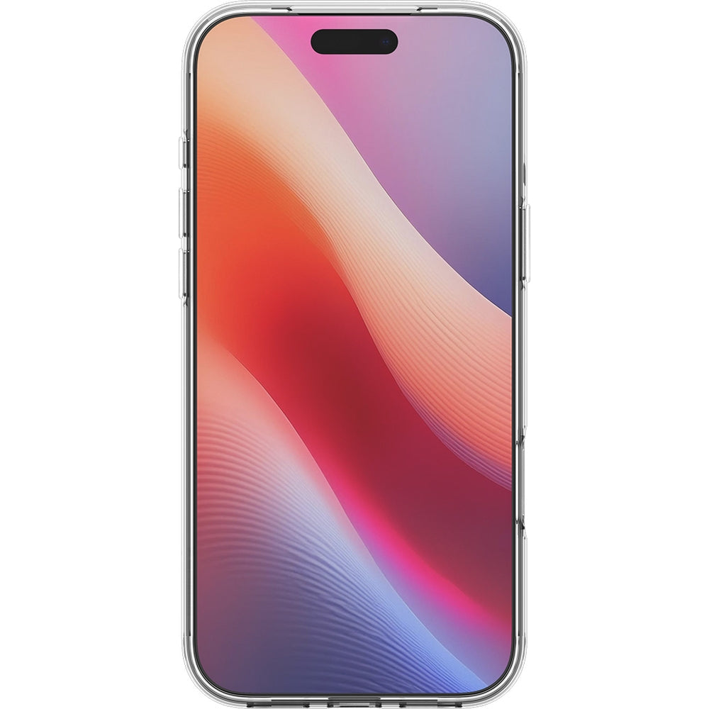 Handyhülle für iPhone 17 Pro, Spigen Liquid Crystal Mag mit MagSafe, Transparent-Weiß