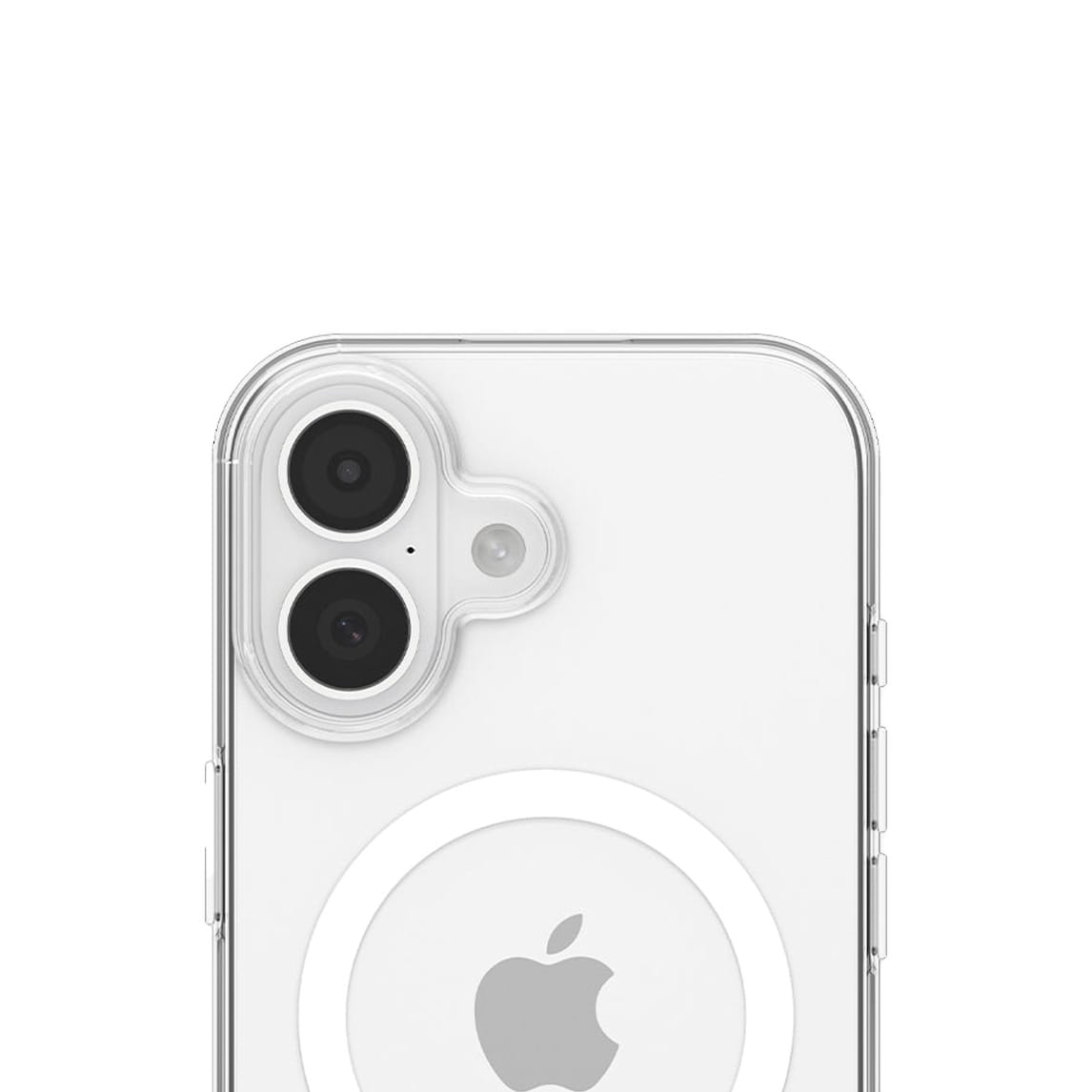 Handyhülle für iPhone 17, Spigen Liquid Crystal Mag mit MagSafe, Transparent-Weiß