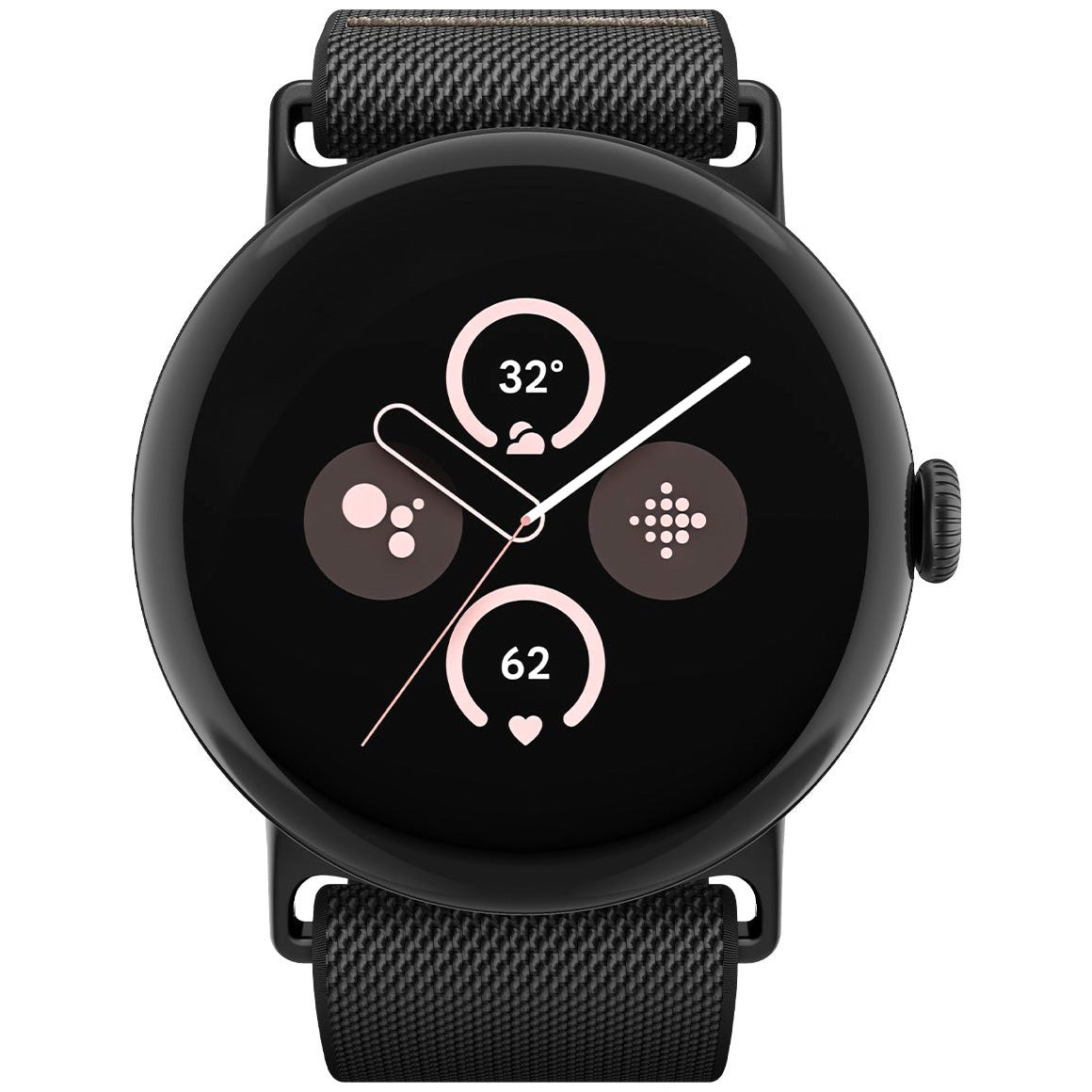 Armband für Google Pixel Watch 3 (45mm) / 5 (45mm) / 4 (45mm), Spigen Lite Fit, Schwarz (8/12)