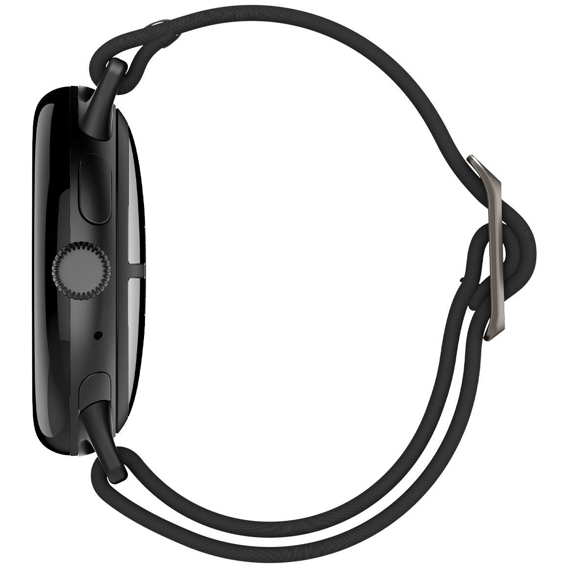 Armband für Google Pixel Watch 3 (45mm) / 5 (45mm) / 4 (45mm), Spigen Lite Fit, Schwarz (10/12)
