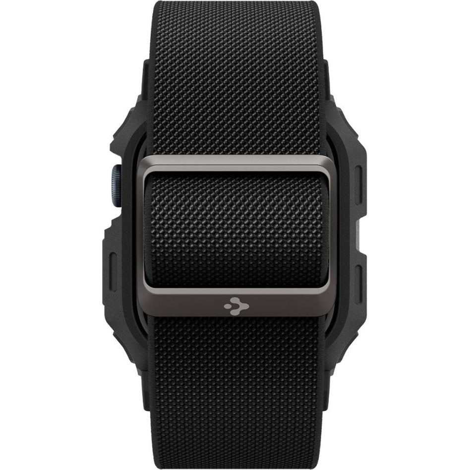 Etui mit Armband für Apple Watch 11 / 10 46 mm, Spigen Lite Fit Pro, Schwarz