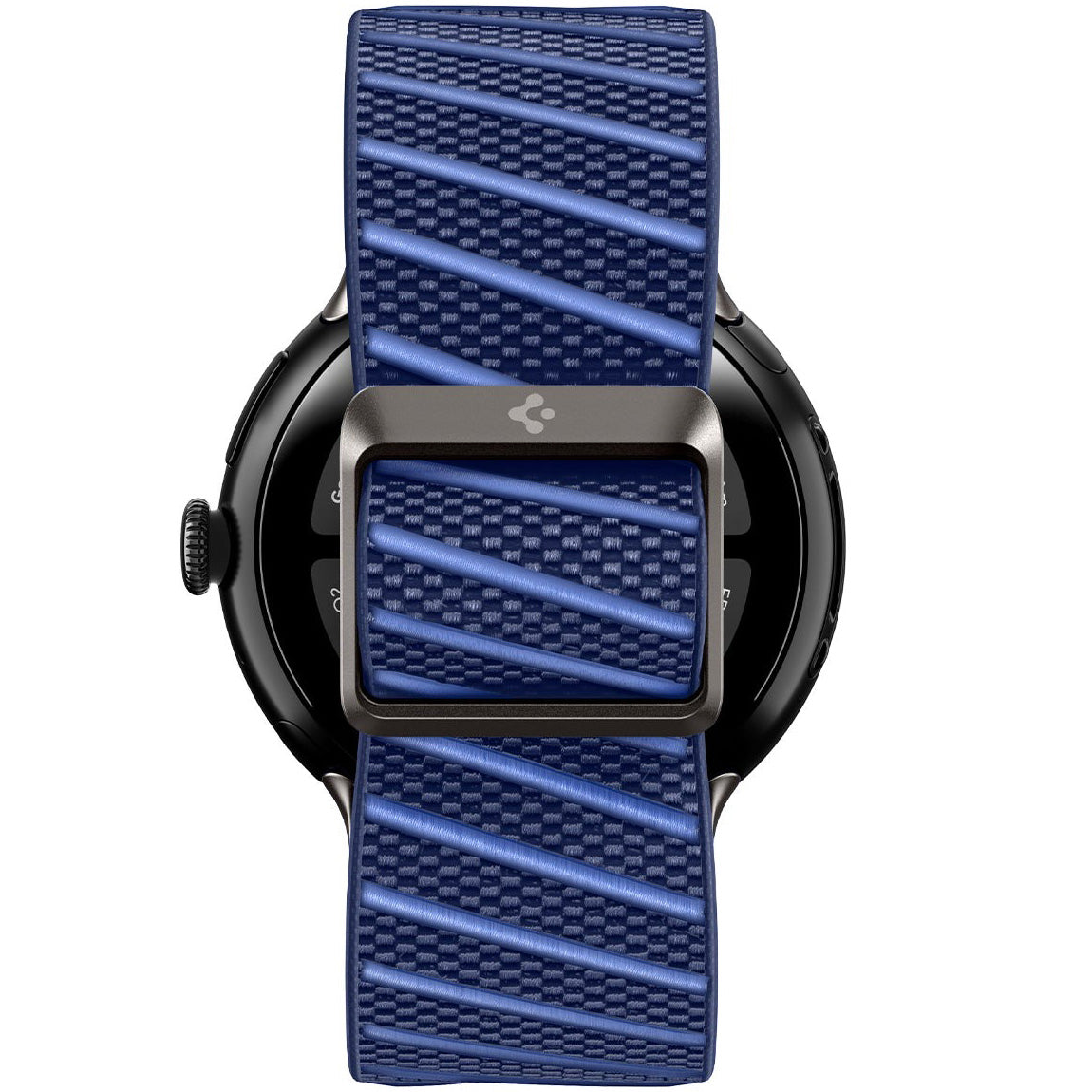 Armband für Google Pixel Watch 5 (45mm) / 4 (45mm) / 3 (45mm), Spigen Lite Fit X, Dunkelblau (6/7)