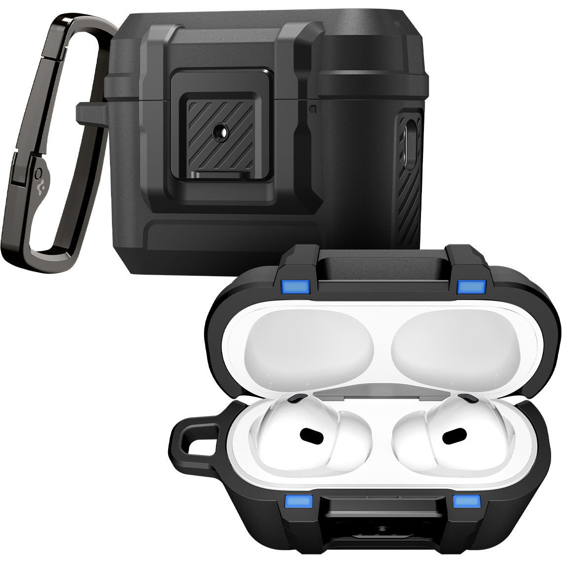 Schutzhülle Spigen Lock Fit für AirPods Pro 3, Schwarz