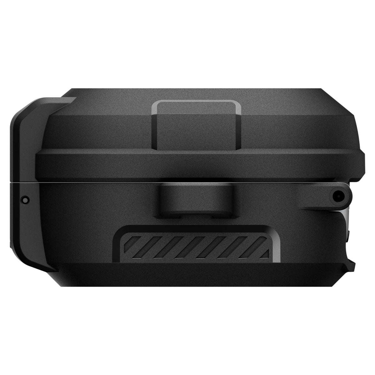 Hülle für Galaxy Buds 4 / 4 Pro, Spigen Lock Fit, Matt Schwarz