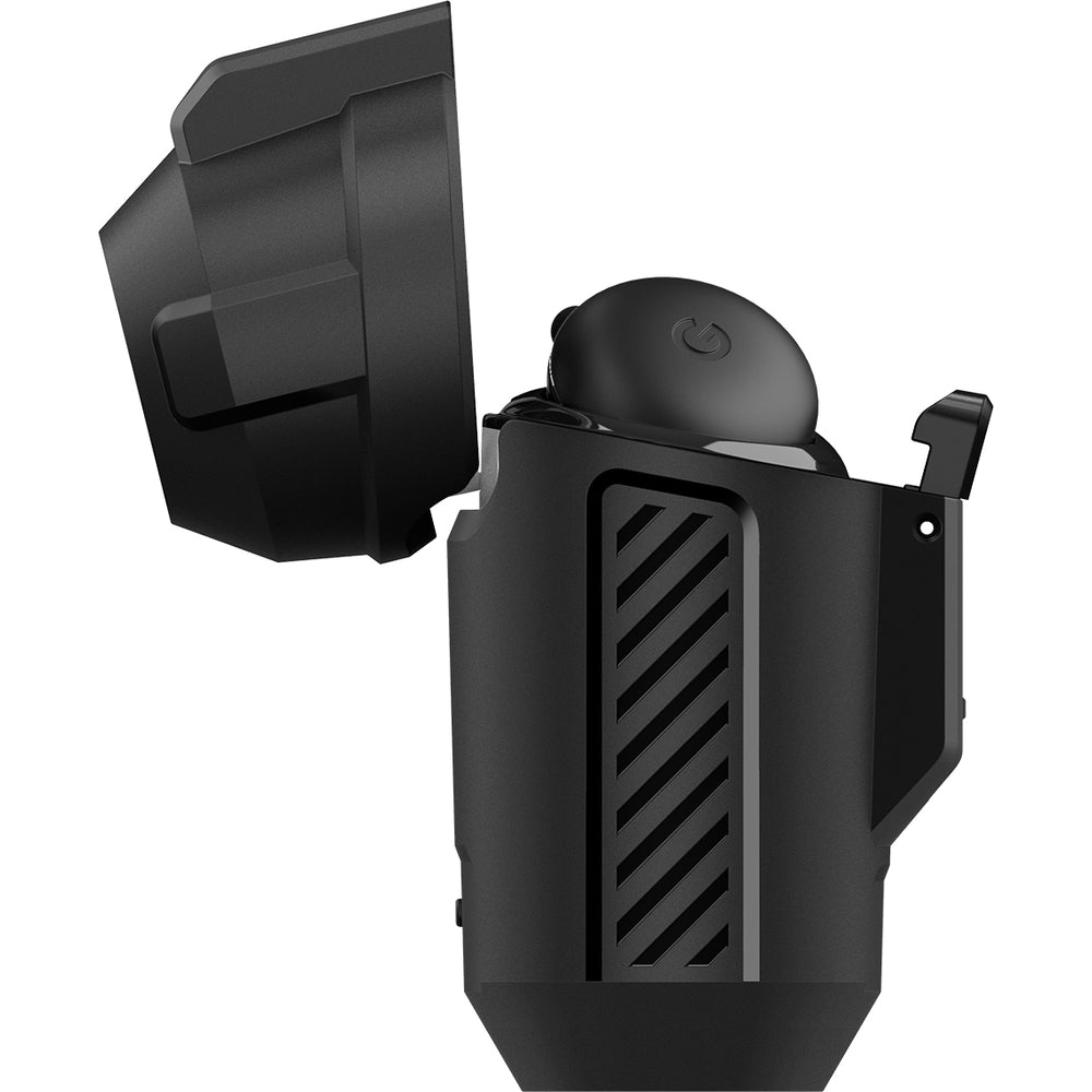 Hülle für Google Pixel Buds 2a, Spigen Lock Fit, Matt Schwarz
