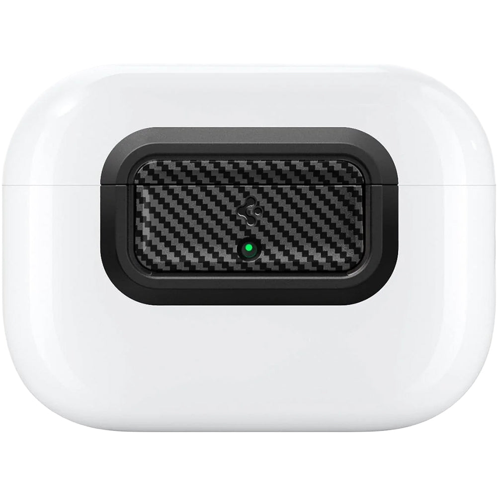 Verschluss für Hülle Spigen Lock Fit M für AirPods Pro 2 / 1, Karbon-Muster