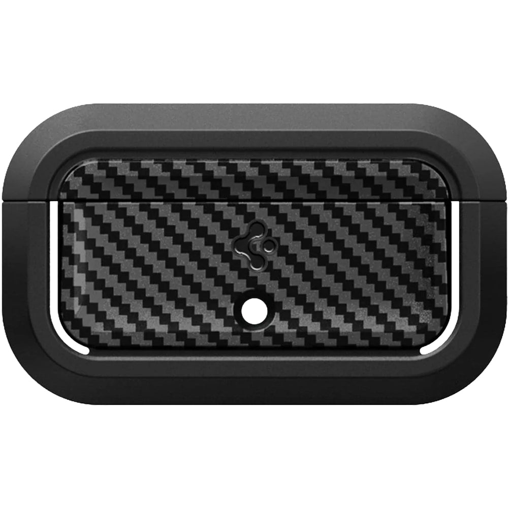 Verschluss für Hülle Spigen Lock Fit M für AirPods Pro 2 / 1, Karbon-Muster