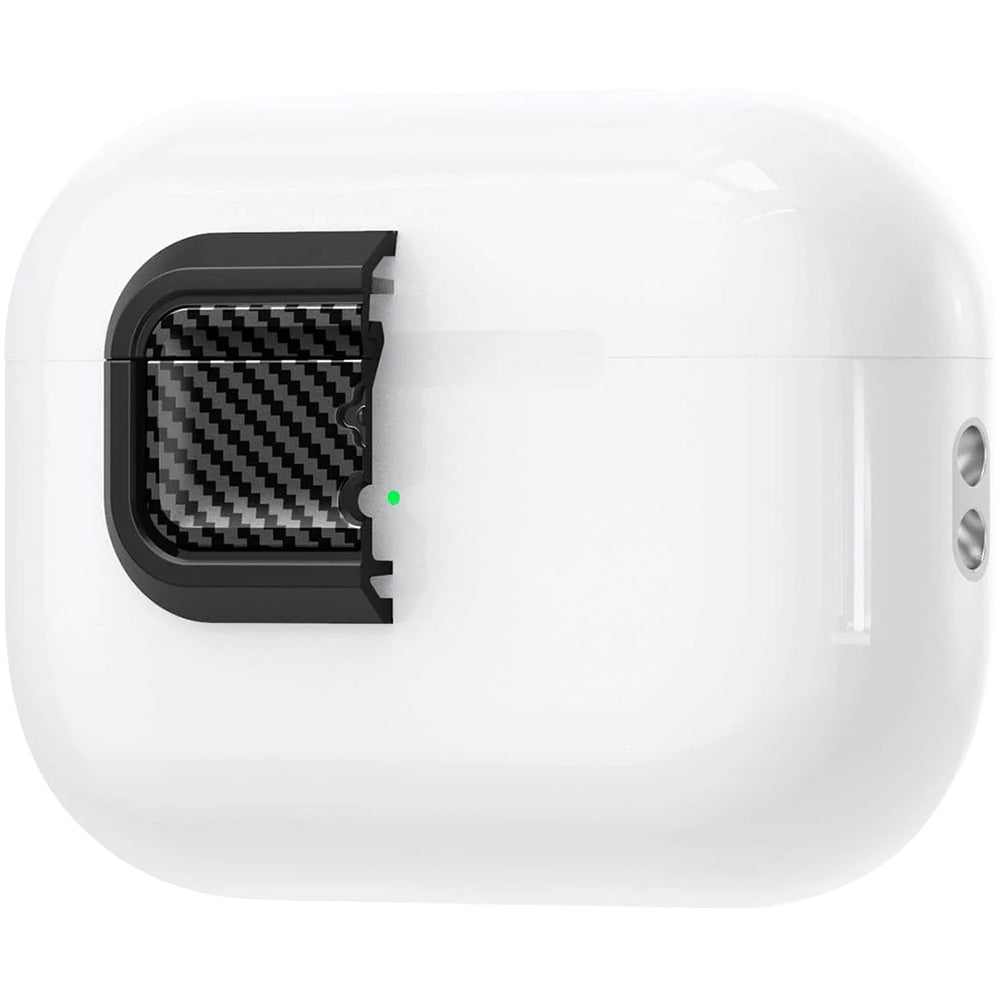 Verschluss für Hülle Spigen Lock Fit M für AirPods Pro 2 / 1, Karbon-Muster