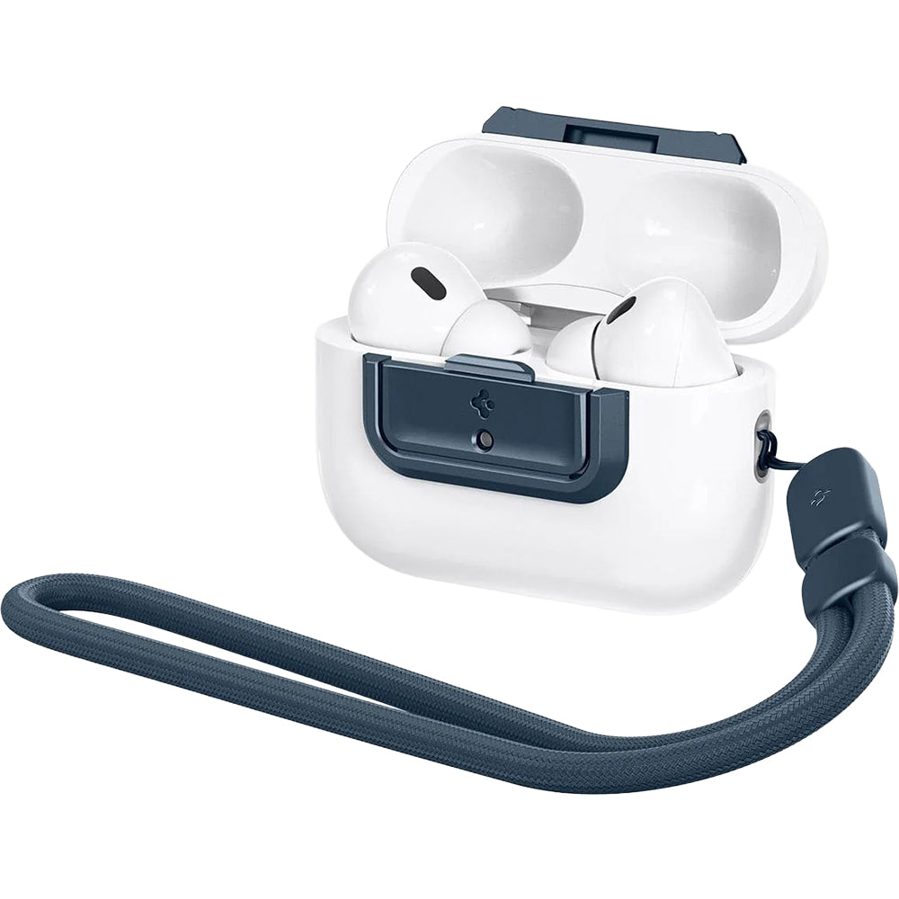 Verschluss für Hülle Spigen Lock Fit M für AirPods Pro 2 / 1, Dunkelblau