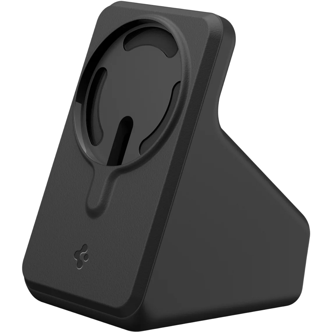 Ladestation für Qi2 25W Ladegeräte, Spigen MagSafe Charger Stand, Schwarz