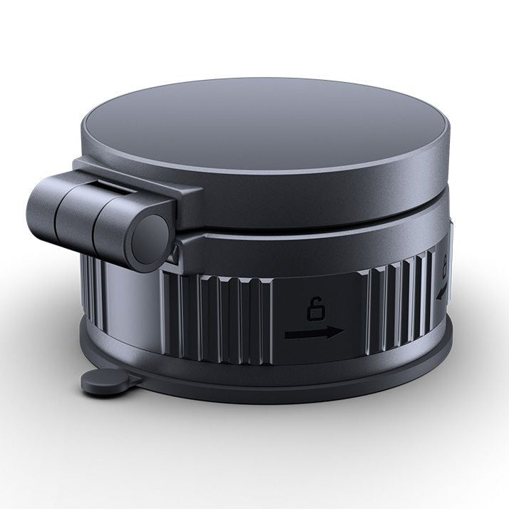 Magnetische Autohalterung für MagSafe, für Armaturenbrett, Windschutzscheibe oder Fahrzeugdisplay, Spigen MFT35-1 Magnetic, Schwarz