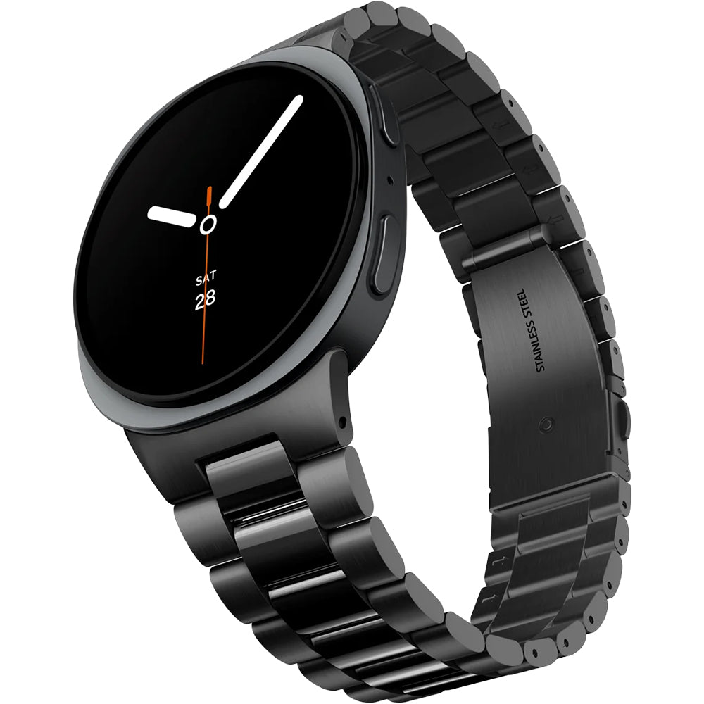Armband für Samsung Samsung Galaxy Watch 9 40 mm / 44 mm / 8 40 mm / 44 mm / 8 Classic 46 mm, Spigen Modern Fit 316L, Schwarz