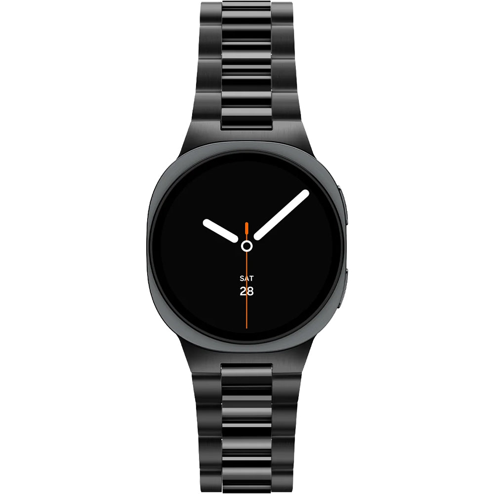 Armband für Samsung Samsung Galaxy Watch 9 40 mm / 44 mm / 8 40 mm / 44 mm / 8 Classic 46 mm, Spigen Modern Fit 316L, Schwarz