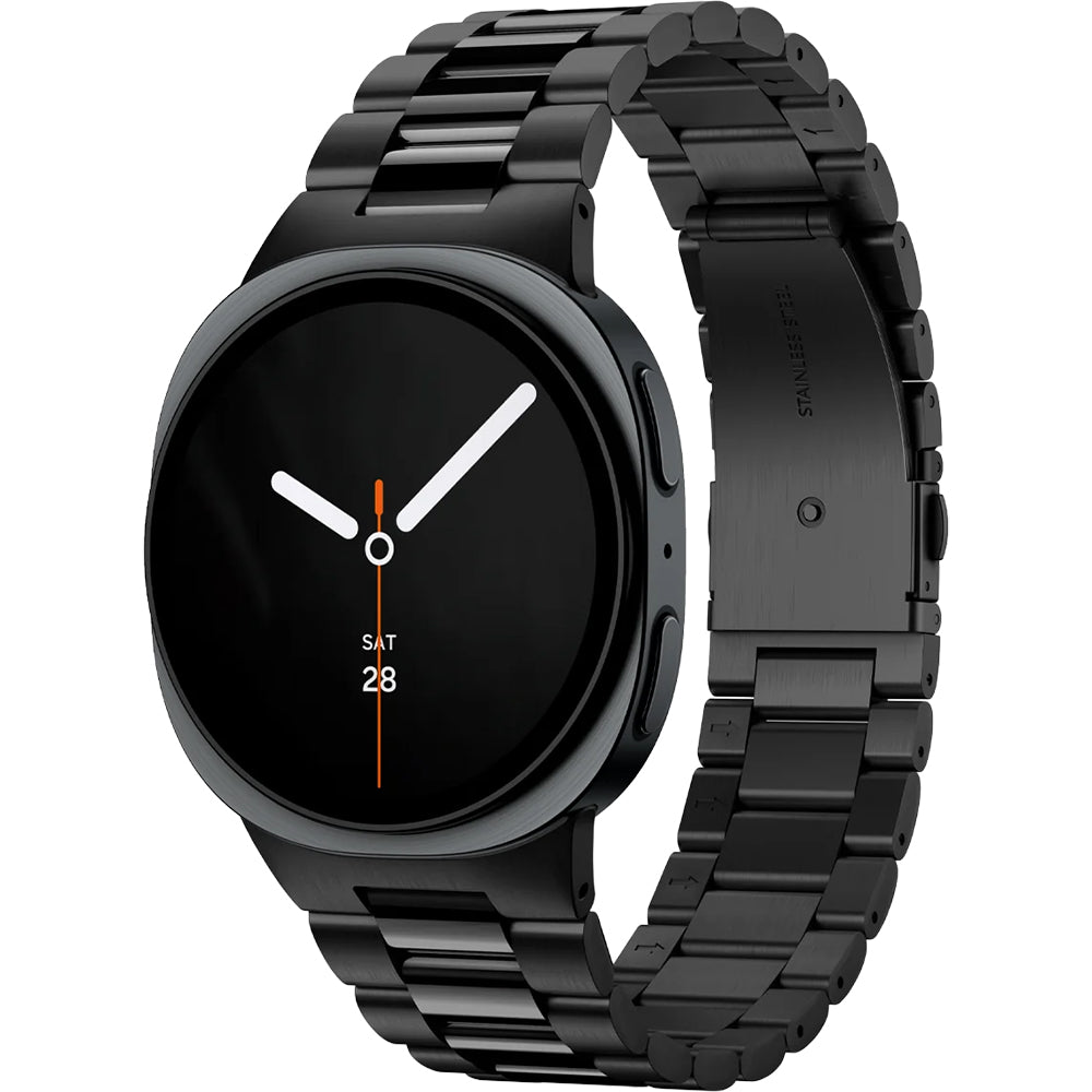 Armband für Samsung Samsung Galaxy Watch 9 40 mm / 44 mm / 8 40 mm / 44 mm / 8 Classic 46 mm, Spigen Modern Fit 316L, Schwarz