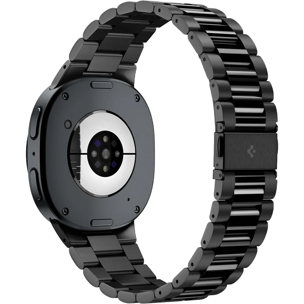 Armband für Samsung Samsung Galaxy Watch 9 40 mm / 44 mm / 8 40 mm / 44 mm / 8 Classic 46 mm, Spigen Modern Fit 316L, Schwarz