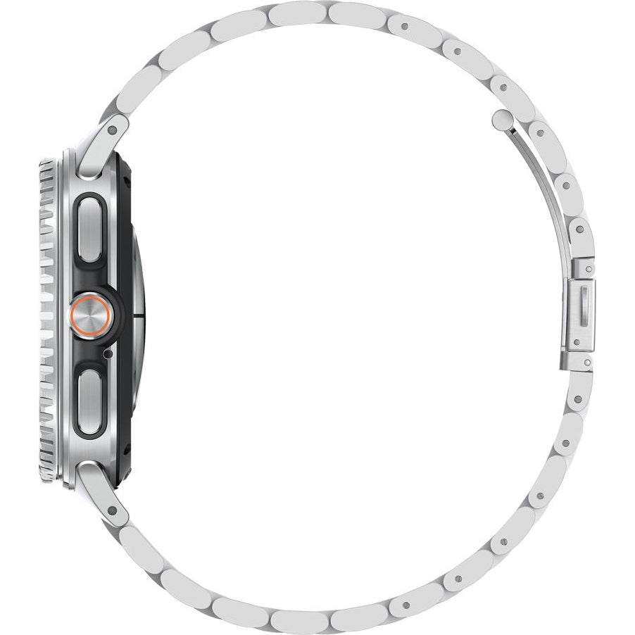 Armband für Galaxy Watch 8 / Classic, Spigen Modern Fit, Silbern