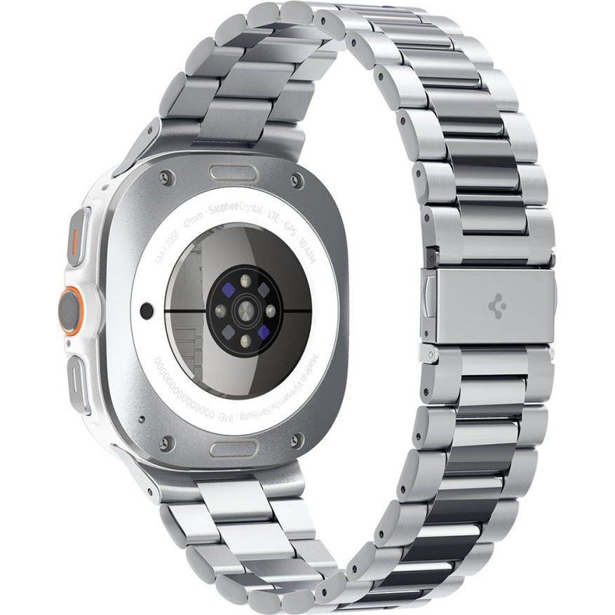 Armband für Galaxy Watch Ultra 2 / 1, Spigen Modern Fit, Silbern