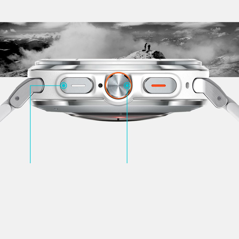 Armband für Galaxy Watch Ultra 2 / 1, Spigen Modern Fit, Silbern