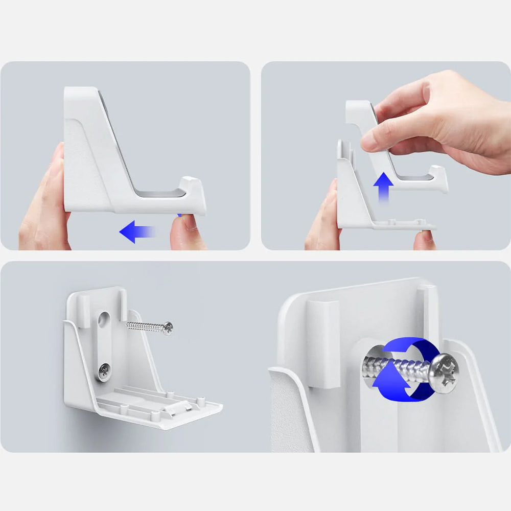 Wandhalterung für Controller Spigen Mount Wall Stand für PlayStation 5 / 4, Xbox One / Series X / S, Nintendo Switch Pro Controller, 2 Stück, Weiß