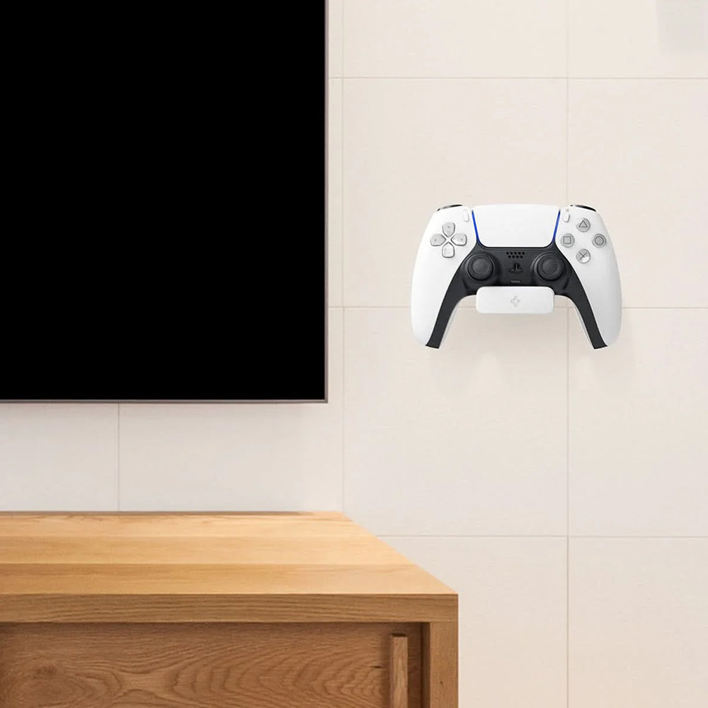 Wandhalterung für Controller Spigen Mount Wall Stand für PlayStation 5 / 4, Xbox One / Series X / S, Nintendo Switch Pro Controller, 2 Stück, Weiß