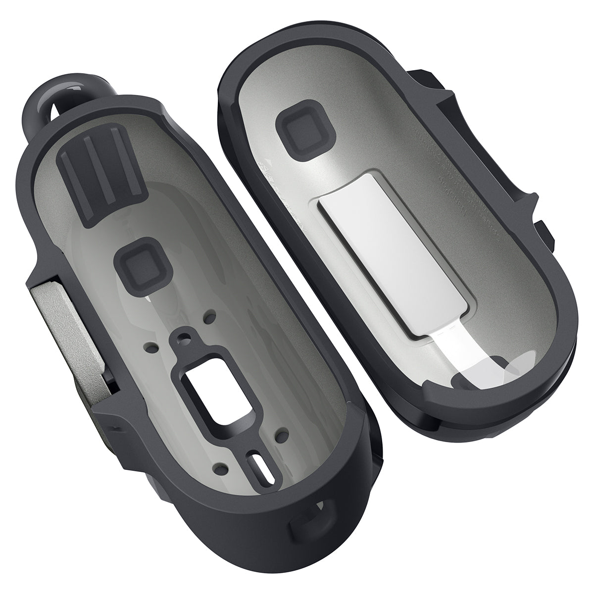 Hülle für Apple AirPods Pro 3, Spigen Nano Pop, Schwarz-Grau