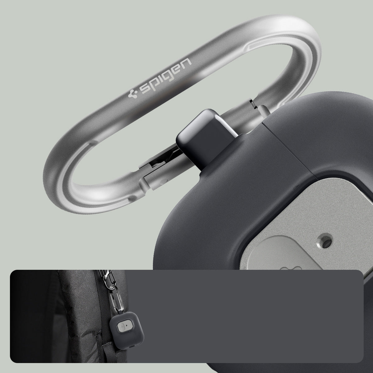 Hülle für Apple AirPods Pro 3, Spigen Nano Pop, Schwarz-Grau