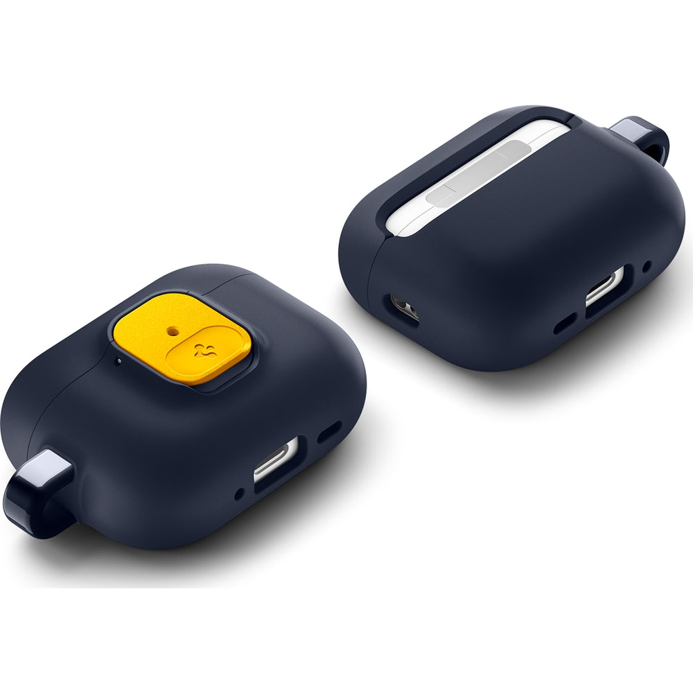 Hülle für Apple AirPods Pro 3, Spigen Nano Pop, Dunkelblau-Gelb