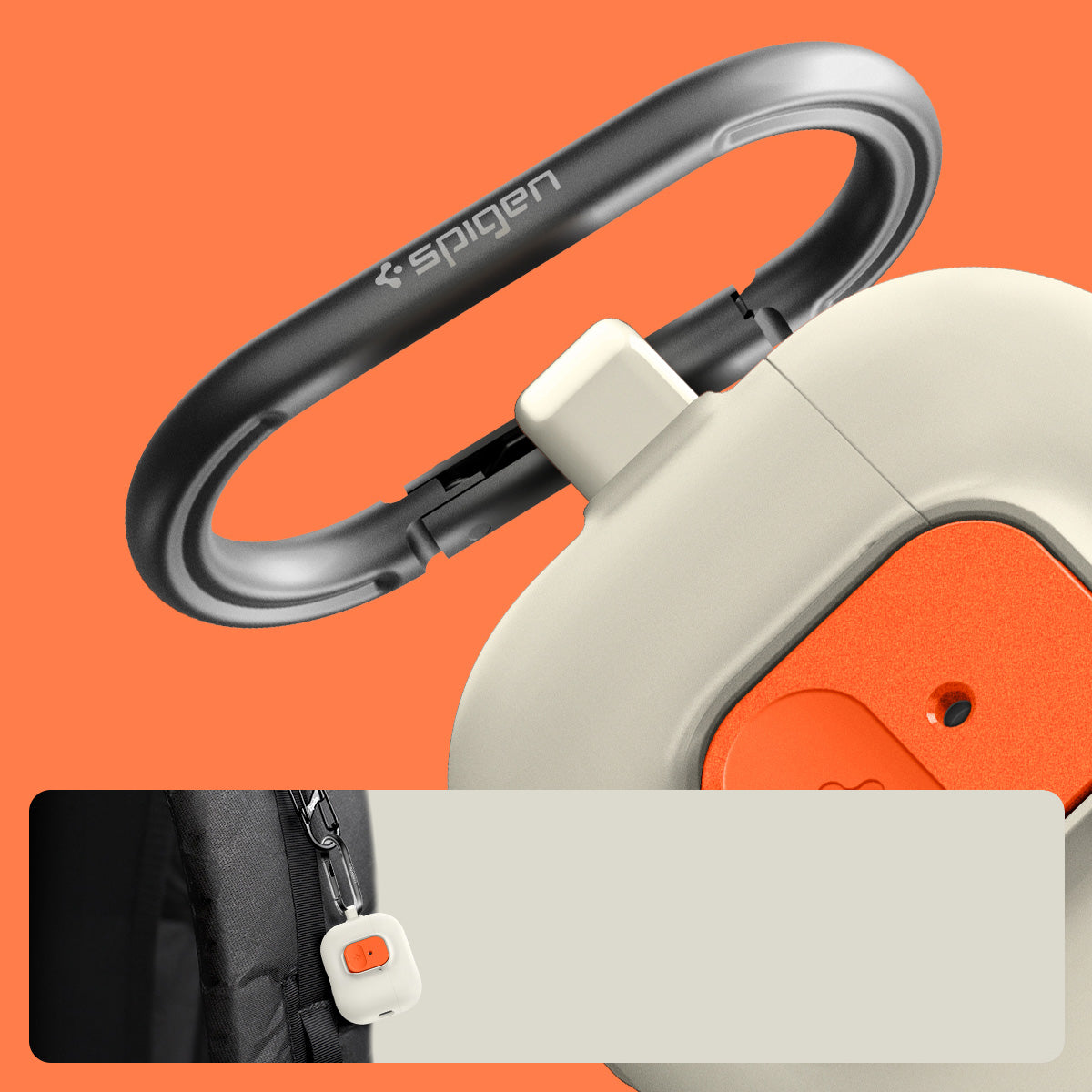 Hülle für Apple AirPods Pro 3, Spigen Nano Pop, Beige-Orange