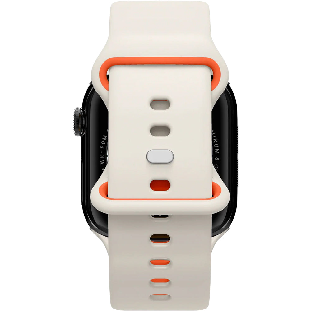 Armband für Apple Watch 42/41/40/38mm, Spigen Nano Pop, Beige-Orange