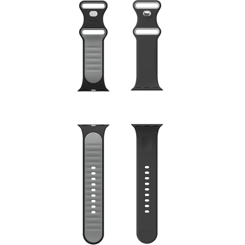 Armband für Apple Watch 49/46/45/44 mm, Spigen Nano Pop, Schwarz