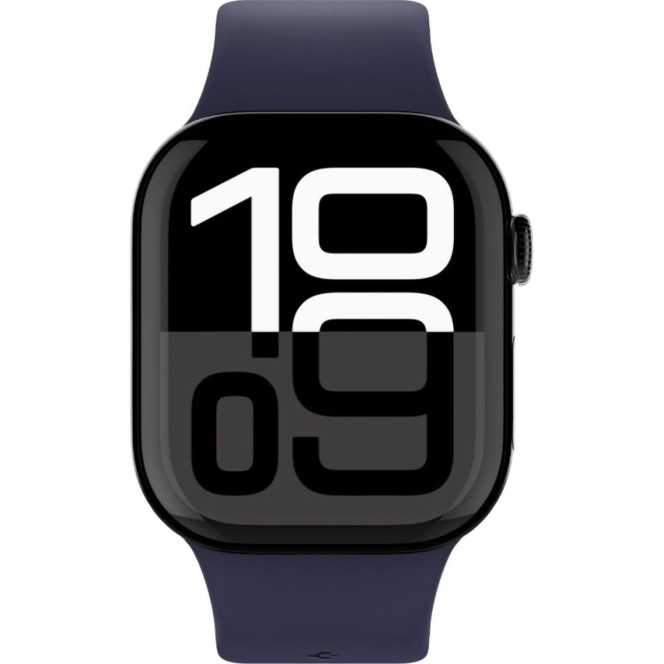 Armband für Apple Watch 49/46/45/44 mm, Spigen Nano Pop, Dunkelblau-Gelb