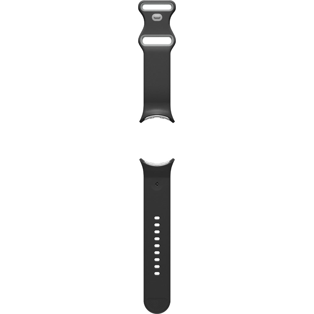 Armband für Pixel Watch 4/3 (45 mm), Spigen Nano Pop, Schwarz-Grau