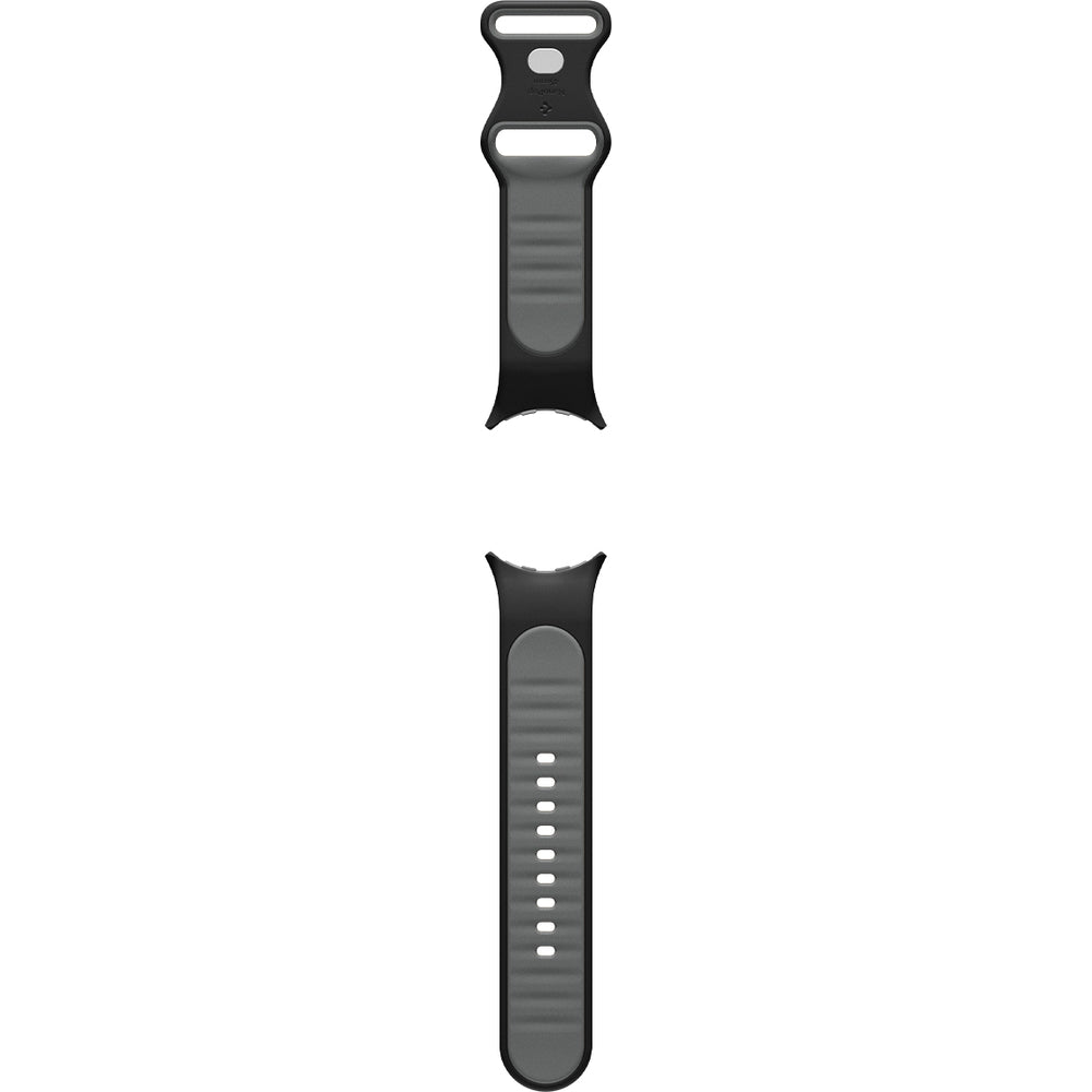 Armband für Pixel Watch 4/3 (45 mm), Spigen Nano Pop, Schwarz-Grau
