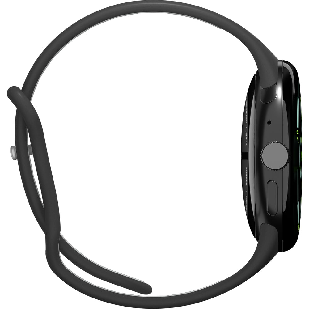Armband für Pixel Watch 4/3 (45 mm), Spigen Nano Pop, Schwarz-Grau