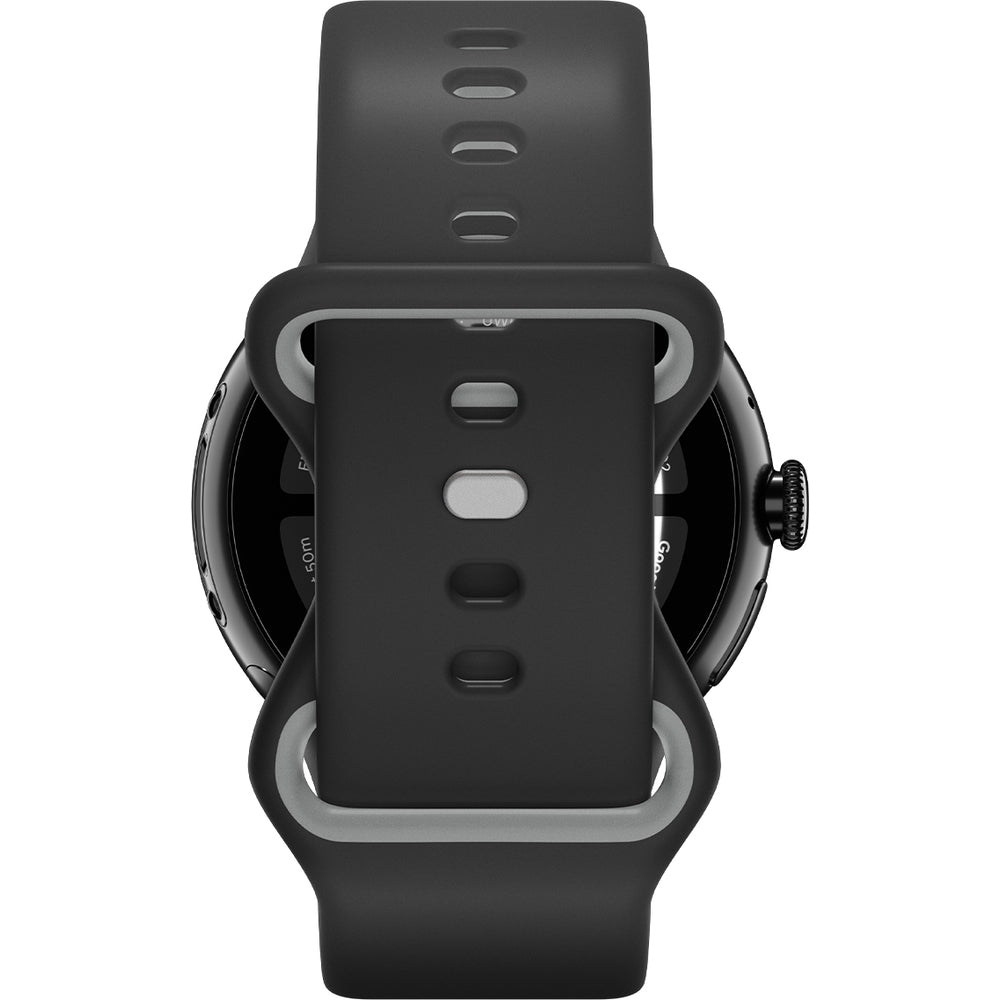 Armband für Pixel Watch 4/3 (45 mm), Spigen Nano Pop, Schwarz-Grau