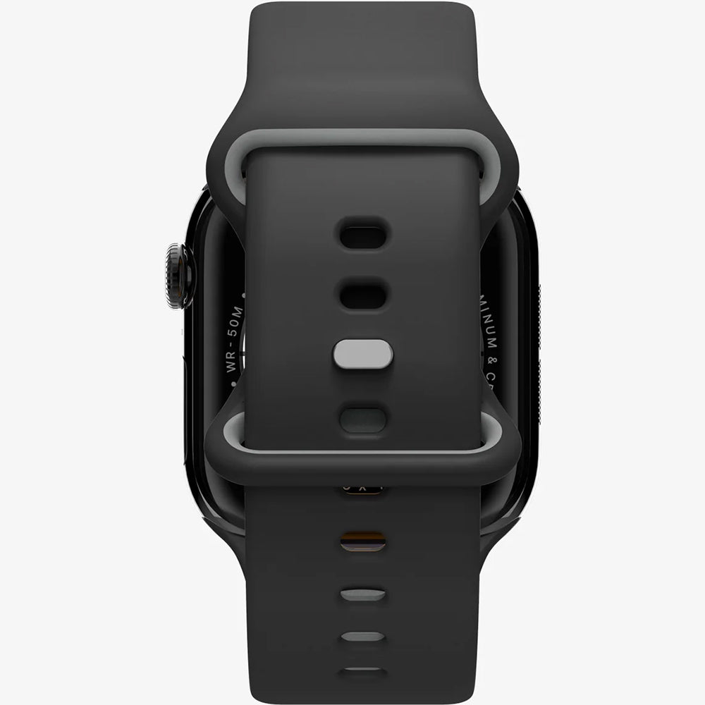 Armband für Apple Watch 42/41/40/38mm, Spigen Nano Pop, Schwarz-Grau