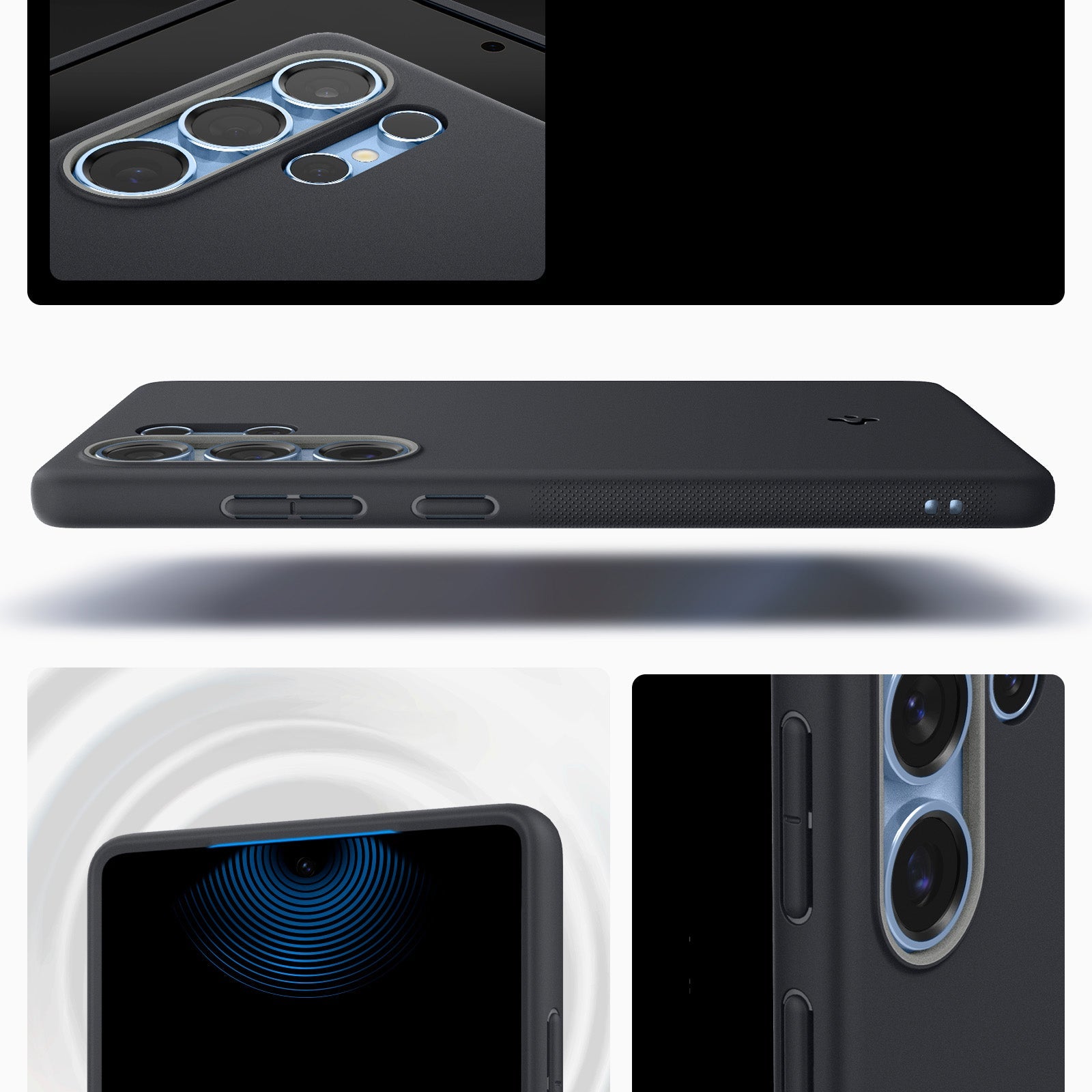 Handyhülle für Galaxy S25 Ultra, Spigen Nano Pop Mag mit MagSafe, Schwarz und Grau