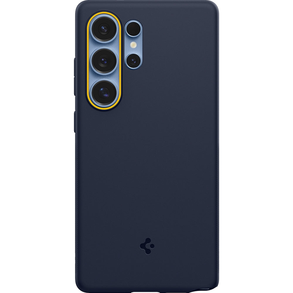 Handyhülle für Galaxy S25 Ultra, Spigen Nano Pop Mag mit MagSafe, Dunkelblau und Gelb