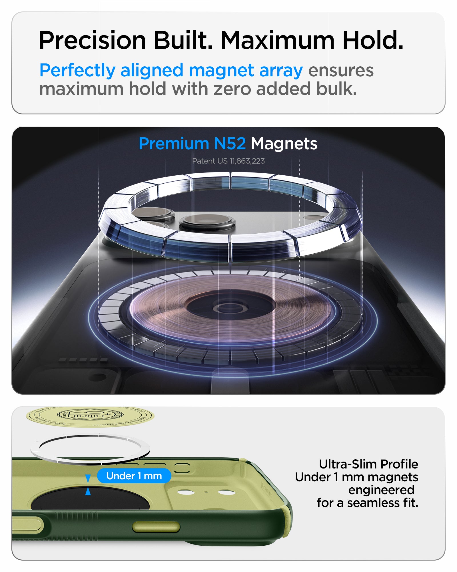 Handyhülle für iPhone 18 Pro, Spigen Nano Pop Hybrid Mag mit MagSafe, Grün (4/15)